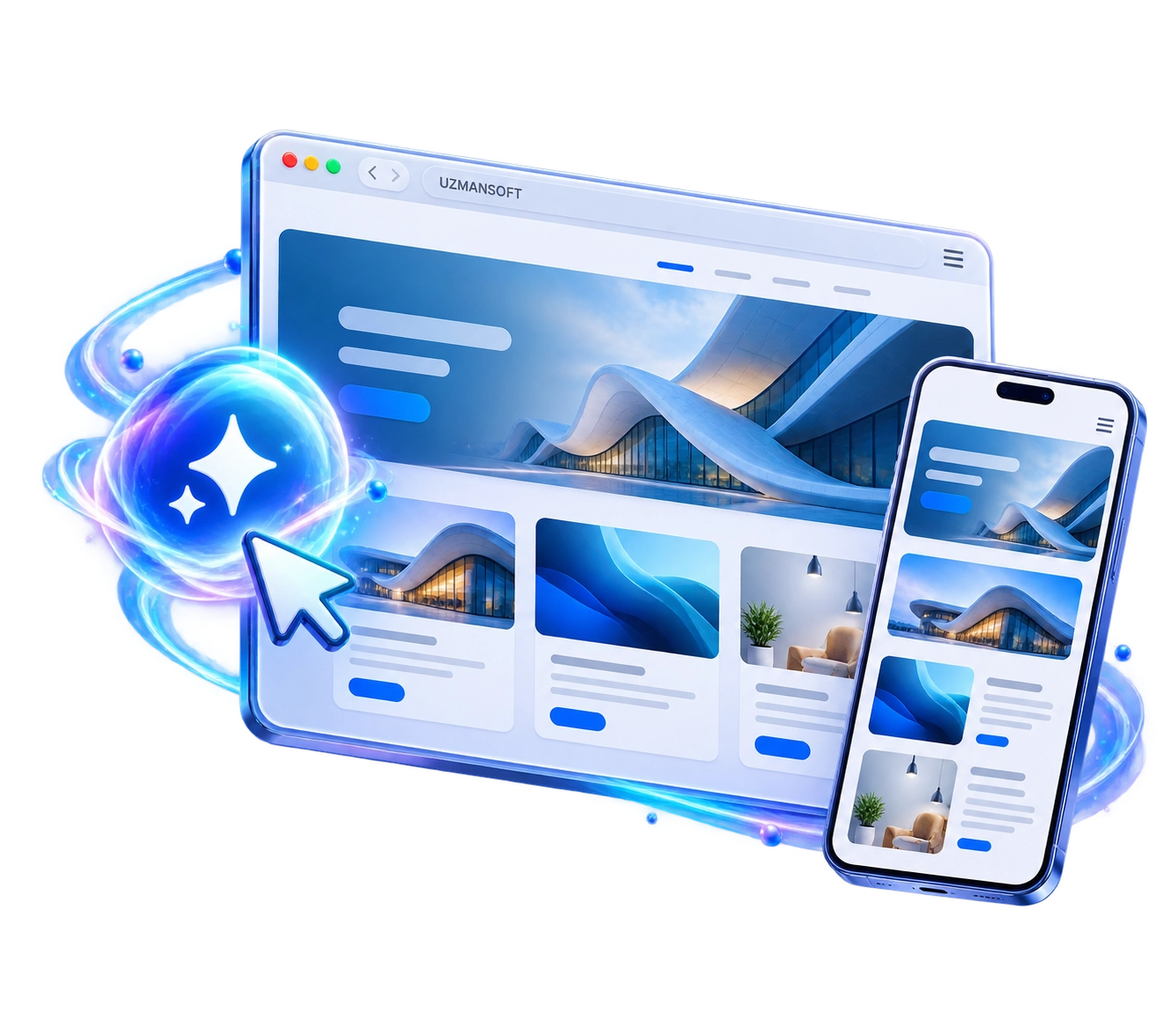 Yapay Zeka ile Profesyonel Web Sitenizi Hızlı, Kolay ve Modern Şekilde Oluşturun Yapay Zeka ile Profesyonel Web Sitenizi Hızlı, Kolay ve Modern Şekilde Oluşturun